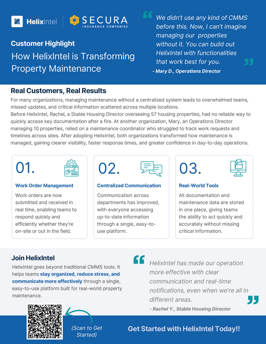 HelixIntel testimonials